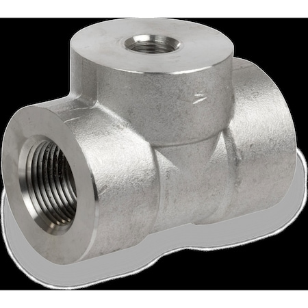 Smith-Cooper Thrd Red Tee, 3M, 304/L, 3/4X1/4" 4307000704